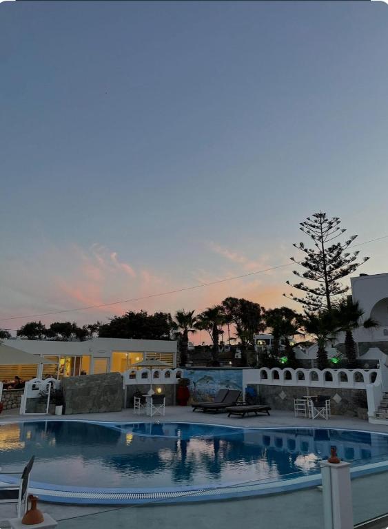 A piscina em ou perto de Agapi Villas