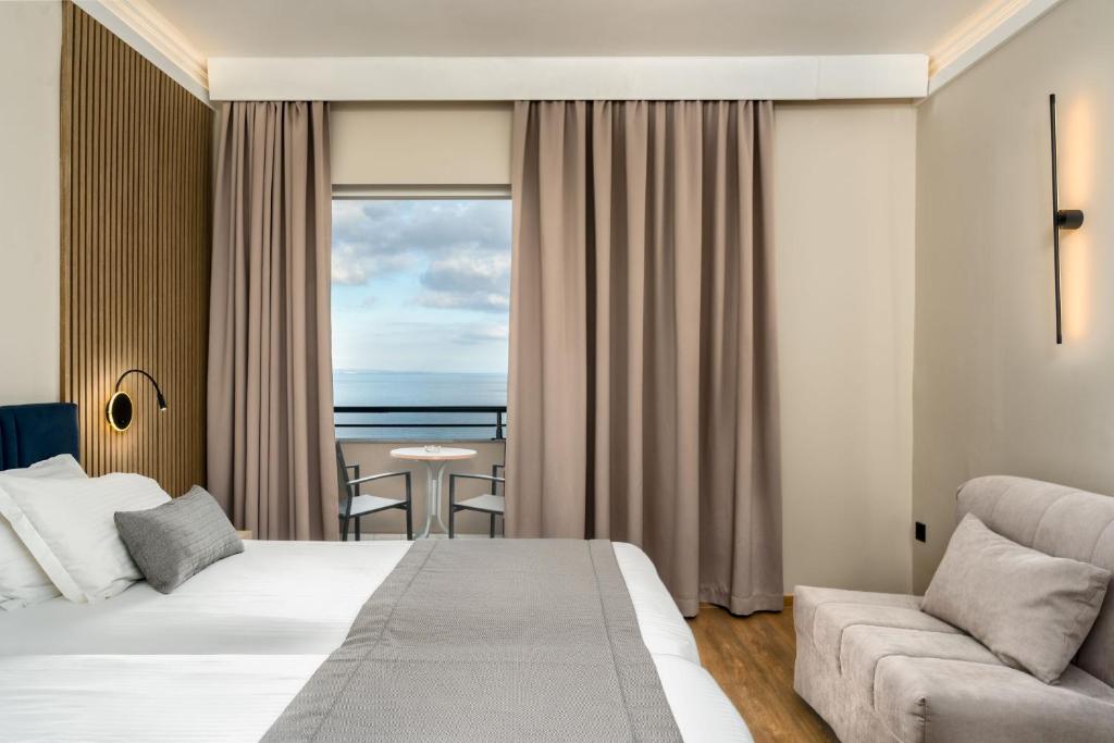 Postel nebo postele na pokoji v ubytování Palatino Hotel