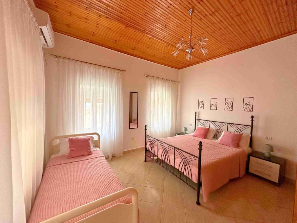 Krevet ili kreveti u jedinici u okviru objekta Kalderimi View House