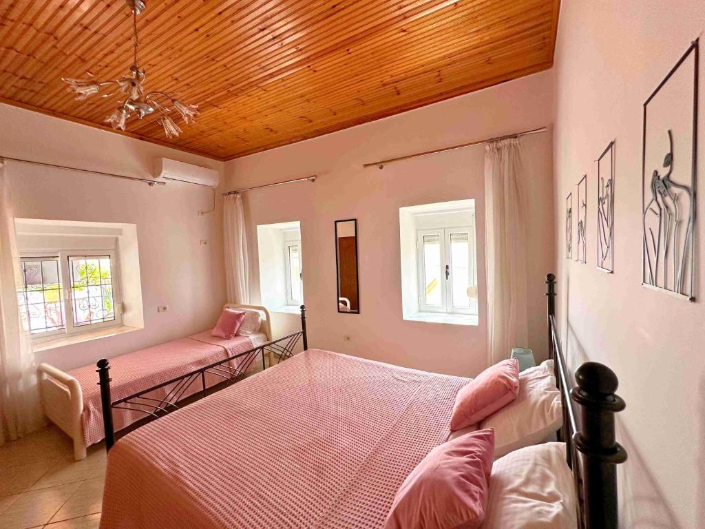 Krevet ili kreveti u jedinici u okviru objekta Kalderimi View House