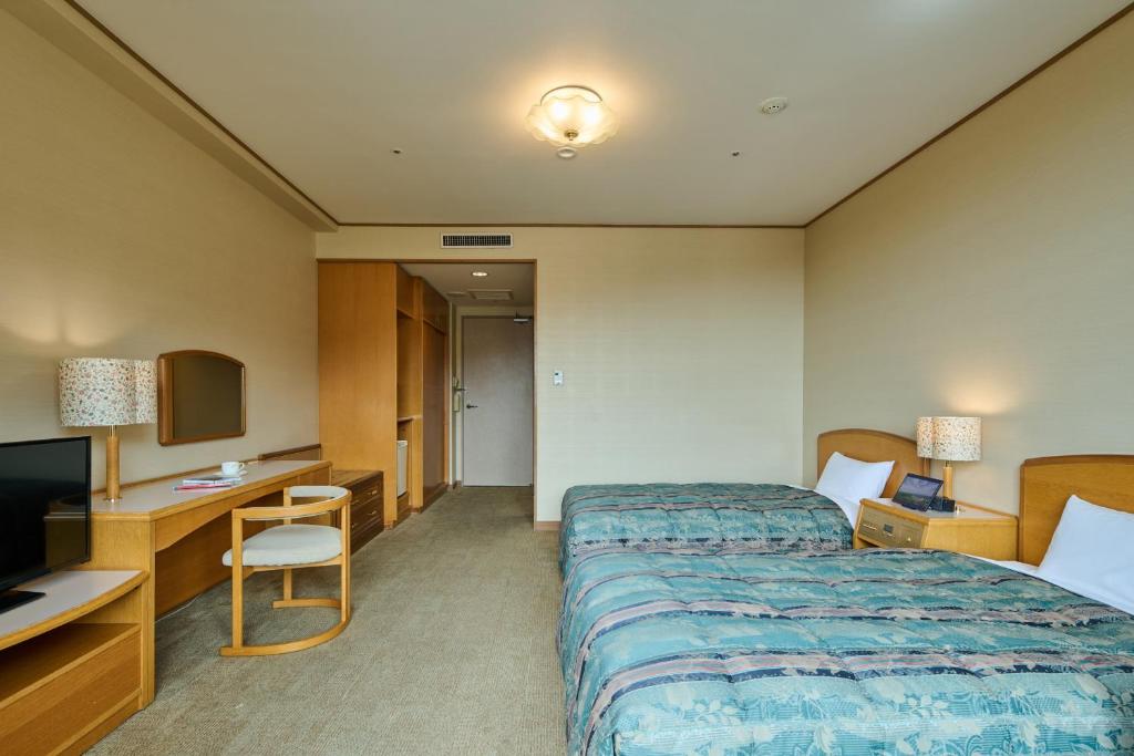 TV a/nebo společenská místnost v ubytování Hotel Laforet Nasu