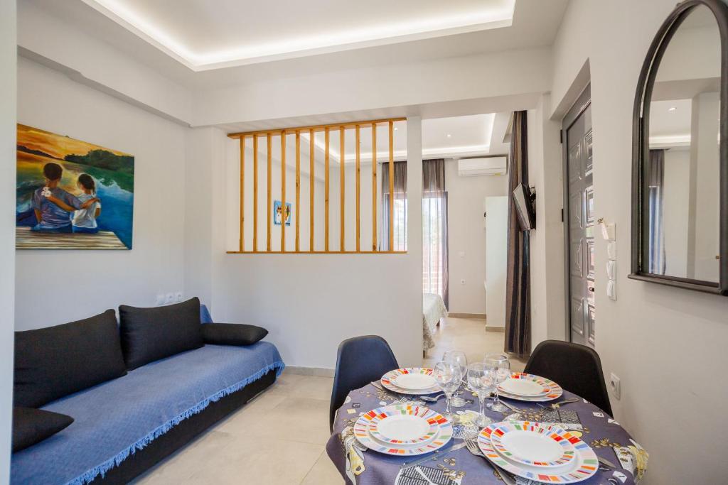 Posezení v ubytování Casa Di Mare - Studios and Apartments on the beach