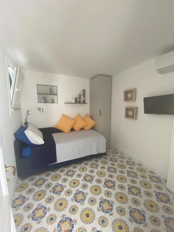 Postel nebo postele na pokoji v ubytování Villa La Panoramica Sea View