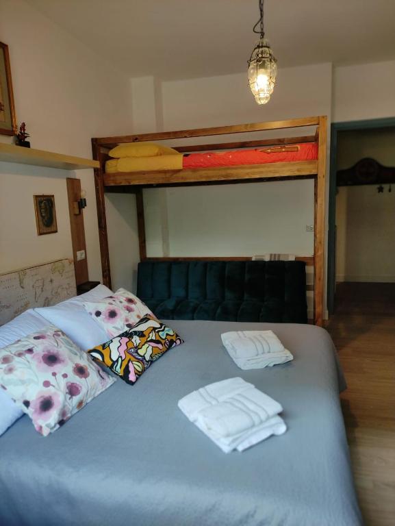 Posteľ alebo postele v izbe v ubytovaní Appartamento relax Svitlana