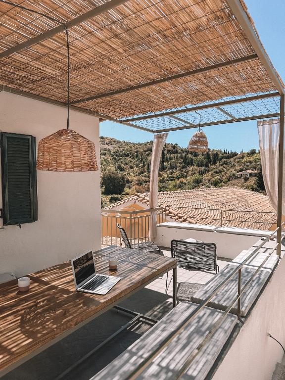 Balkón nebo terasa v ubytování Terra del Nonno