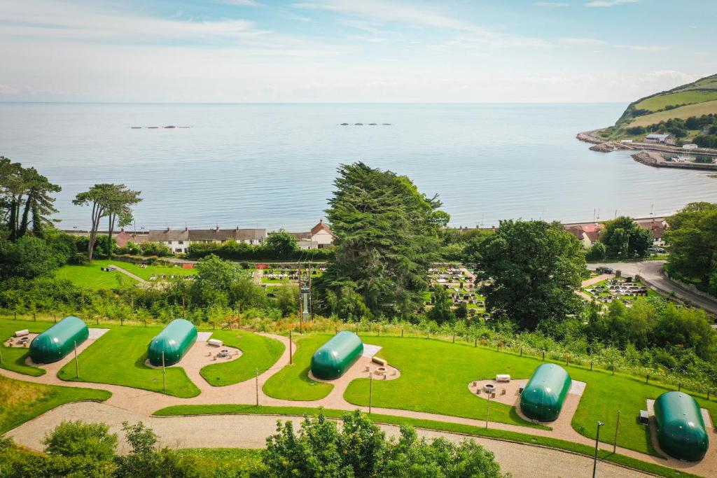 Glenarm Castle Ocean View Pods - Familiekamer Met Uitzicht Op Zee