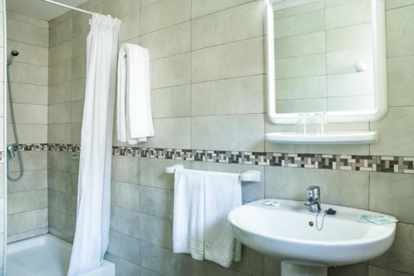 Koupelna v ubytování Hotel Camposol