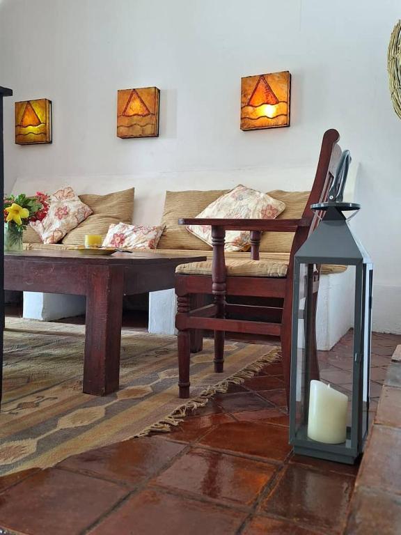 Posezení v ubytování Villa Palma