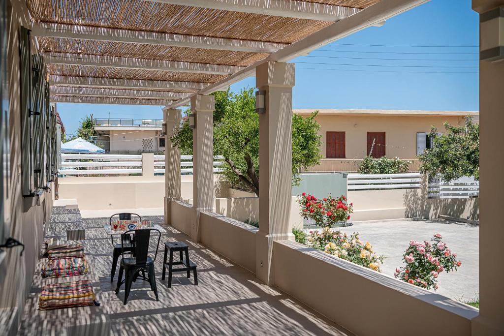 Balkon lub taras w obiekcie Geraniotis Villa