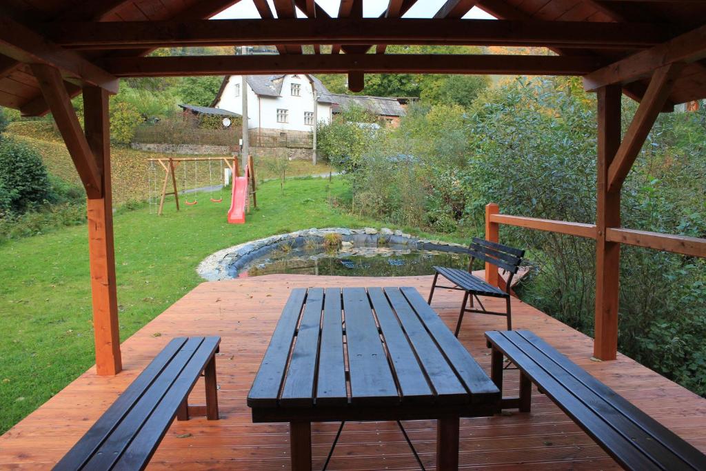 Zahrada ubytování Apartmány Maršíkov