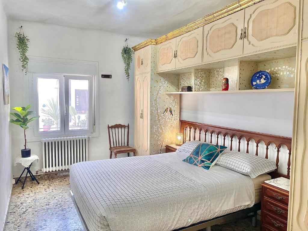 Postel nebo postele na pokoji v ubytování Casa Rural Itxaropena