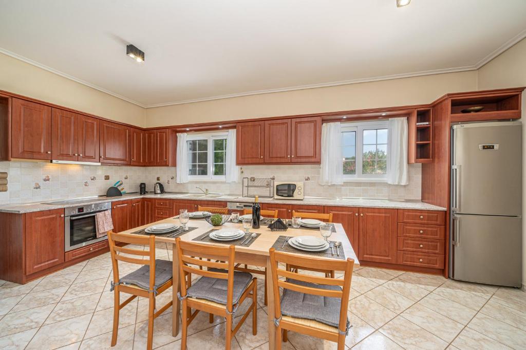Kuchyň nebo kuchyňský kout v ubytování Arte villa Margarita apartment