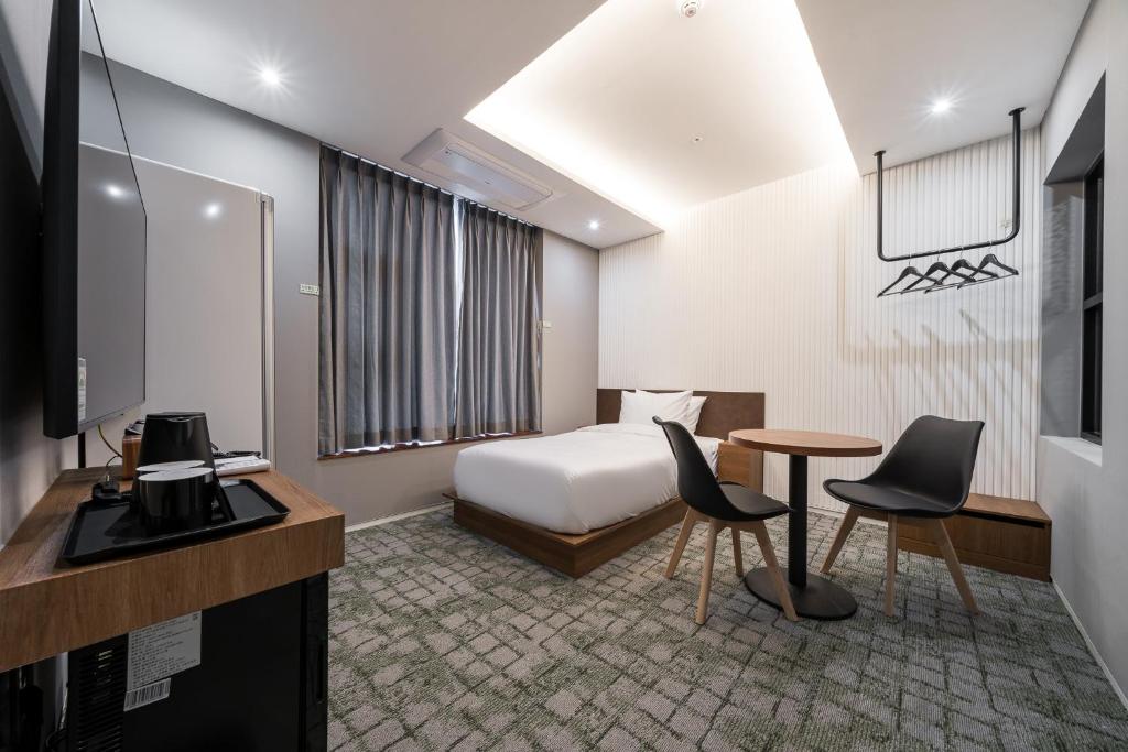 TV a/nebo společenská místnost v ubytování Hotel Haedeun