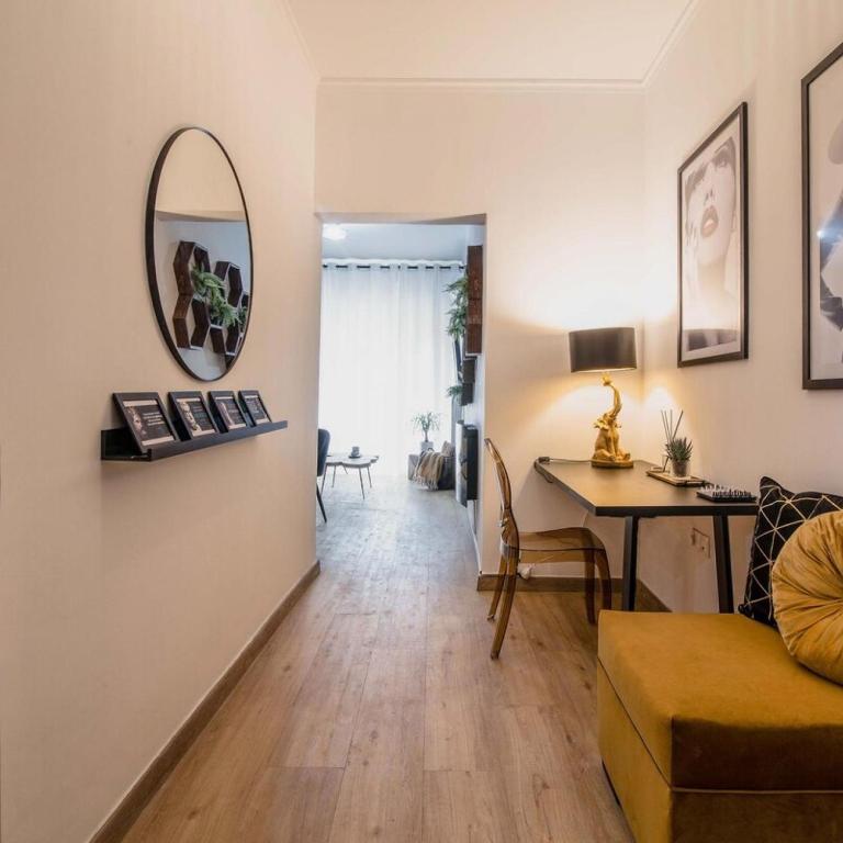 A seating area at Classy Apartment in Athens