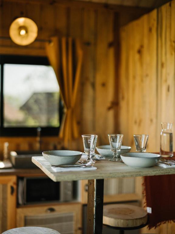 Fotografie z fotogalerie ubytování Les Cabanes Du Lizon v destinaci Bernadets-Dessus