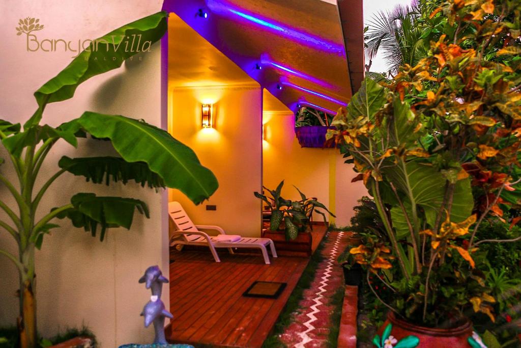 Zahrada ubytování Banyan Villa Maldives Dhangethi