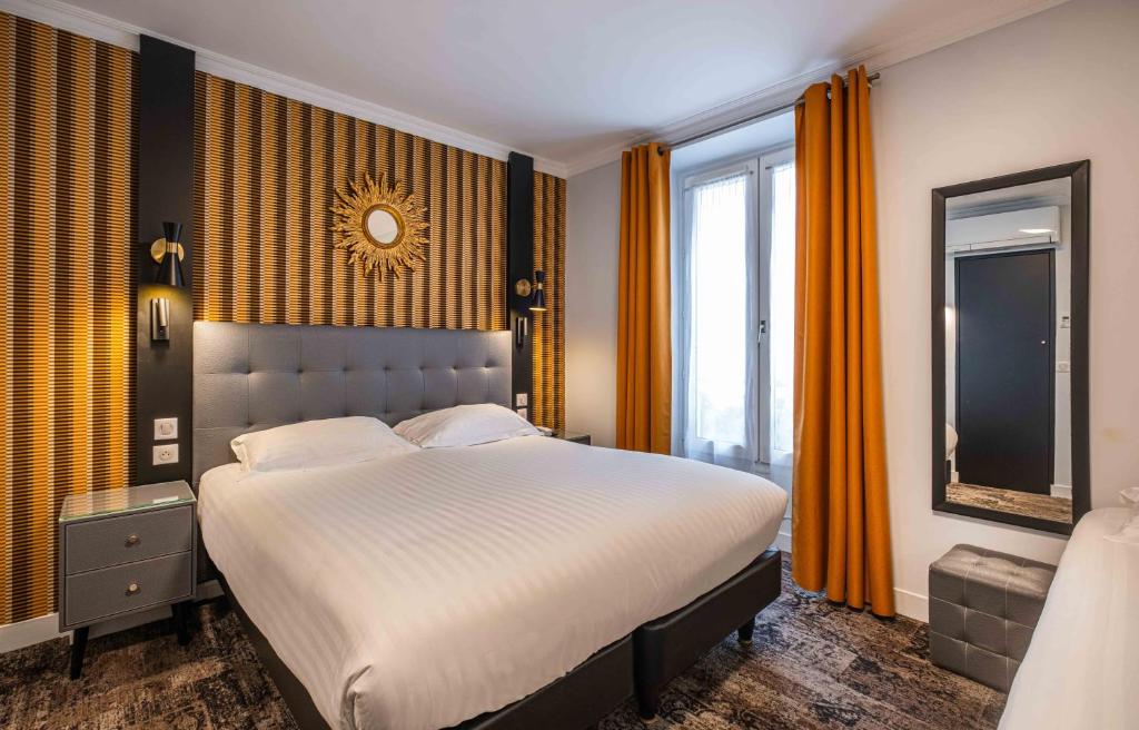 Postel nebo postele na pokoji v ubytování Hotel Marena