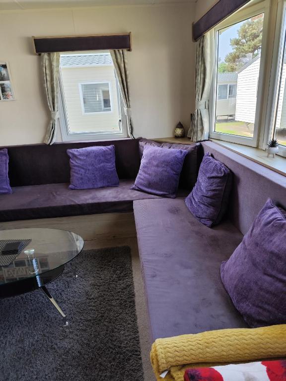Posezení v ubytování G & M Static Caravan Edinburgh