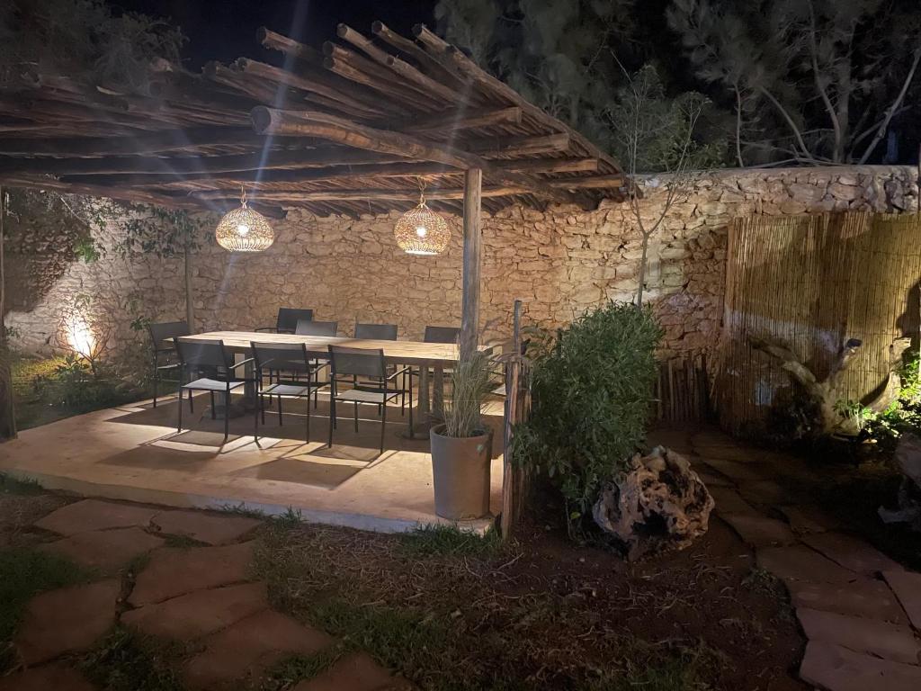 Patio nebo venkovní prostory v ubytování TARGANINE Lodge