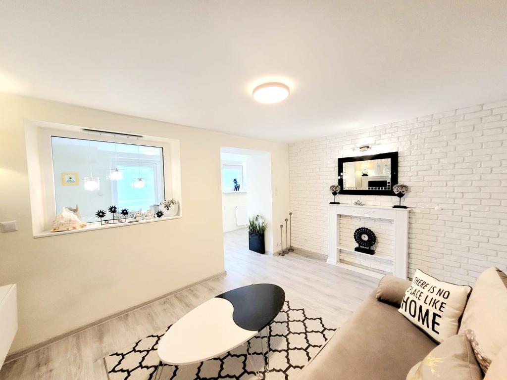 Kuchyňa alebo kuchynka v ubytovaní Apartamenty Cudowna Wyspa