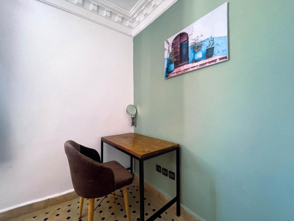 Televiisor ja/või meelelahutuskeskus majutusasutuses Tangier Kasbah Hostel