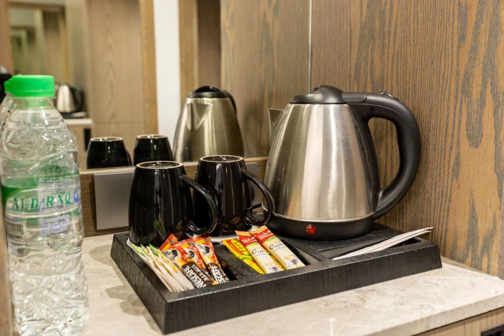 Maien Taiba tesisinde kahve veya çay yapma olanakları