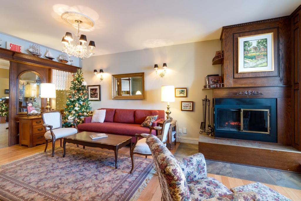 Posezení v ubytování Goéliche hotel et appartement