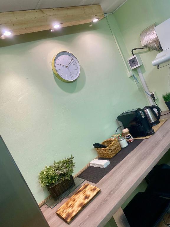 Kuchyň nebo kuchyňský kout v ubytování Henno Studio Apartment