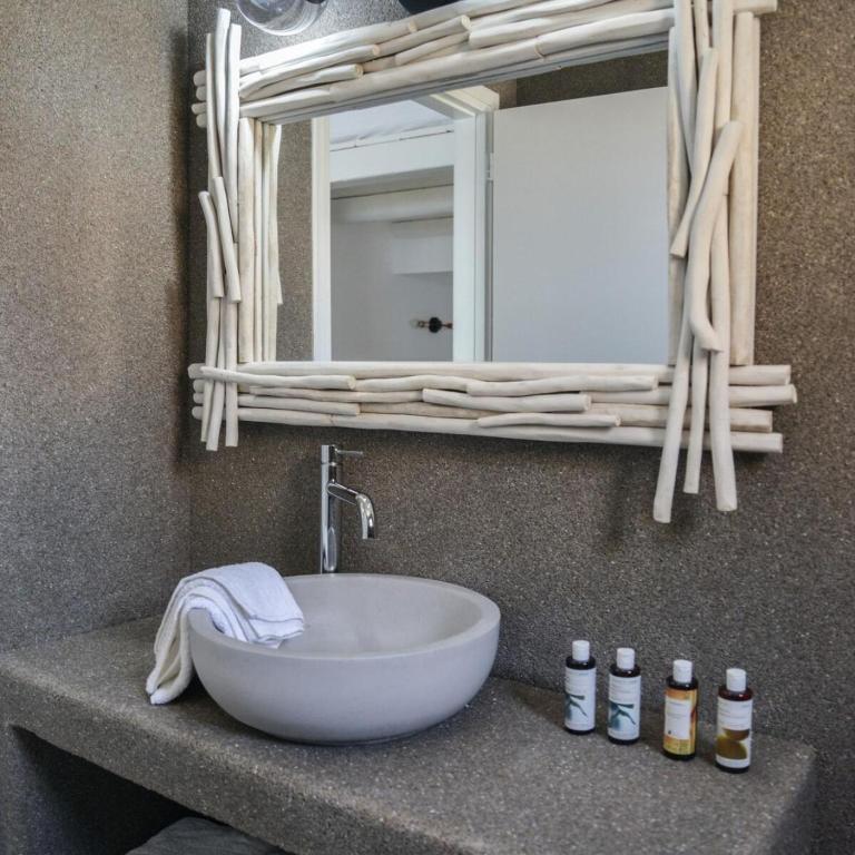 Koupelna v ubytování honeymoon klima suite
