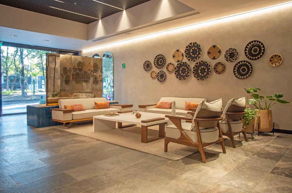 Posezení v ubytování voco Guadalajara Neruda by IHG
