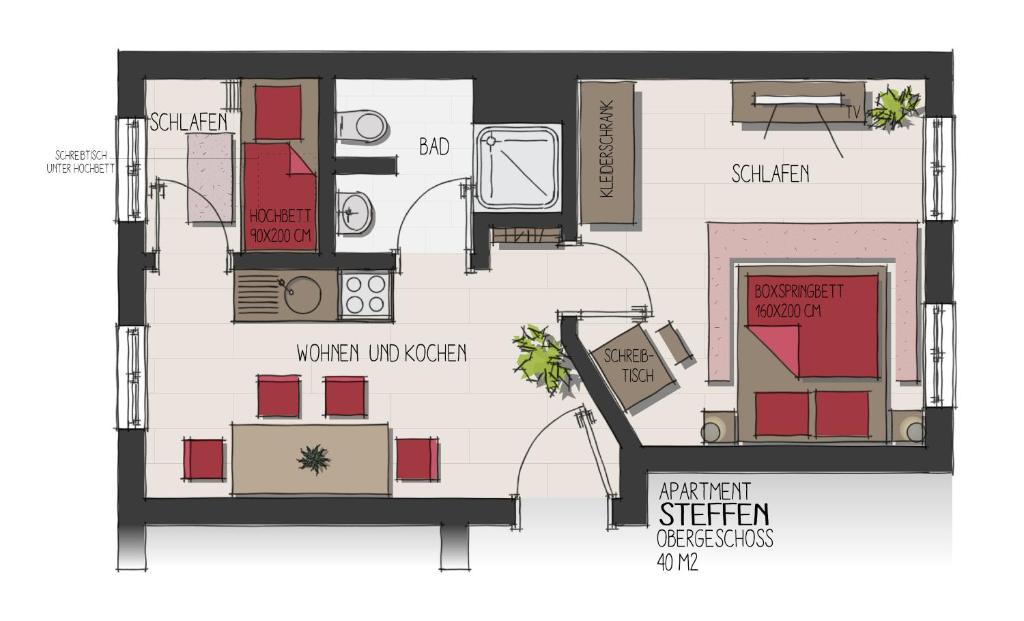 Villa Backstein OBO19 - Apartamento Steffen