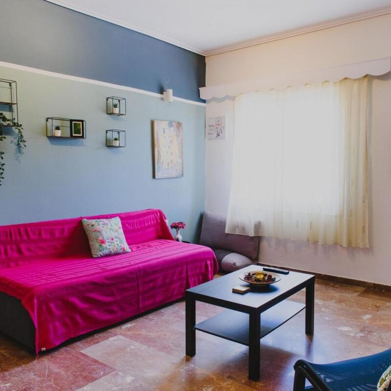 Posezení v ubytování Relaxation apartment