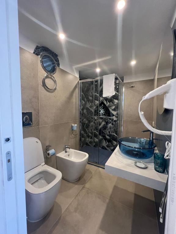 Koupelna v ubytování b&b da Laura
