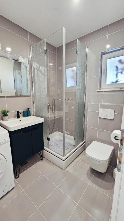 Koupelna v ubytování Apartment Zore