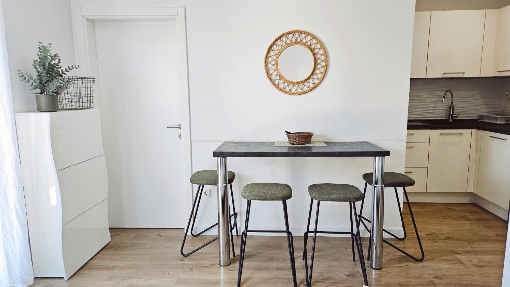 Kuchyň nebo kuchyňský kout v ubytování Apartment Zore