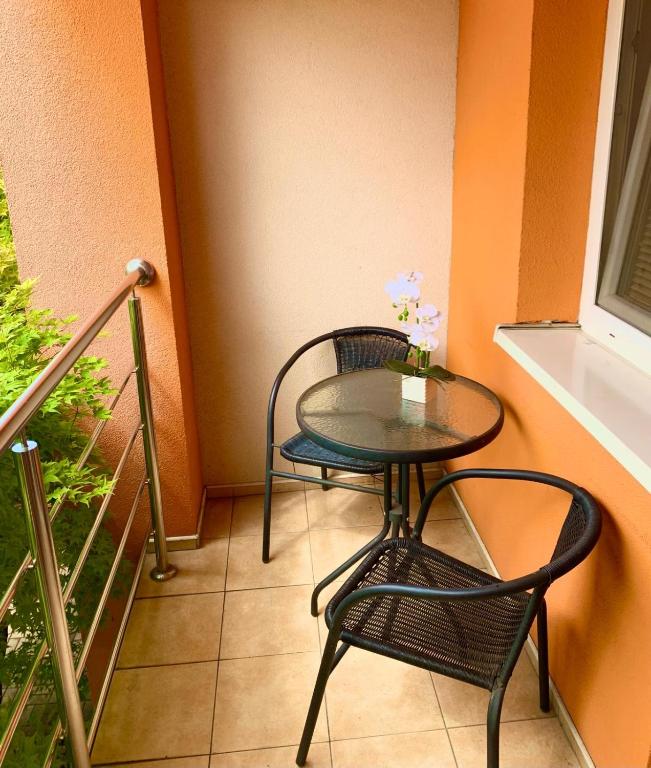 Balkón nebo terasa v ubytování Penzión FONTÁNA