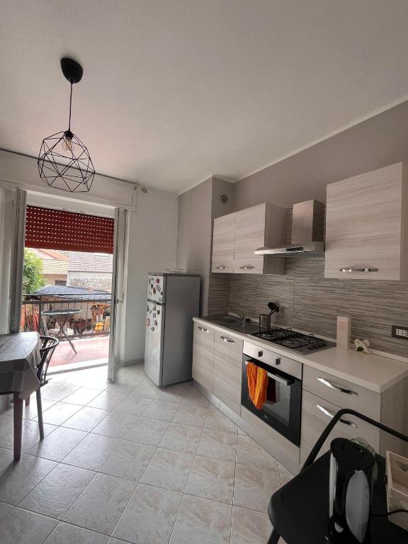 Kuchyň nebo kuchyňský kout v ubytování Lady's home