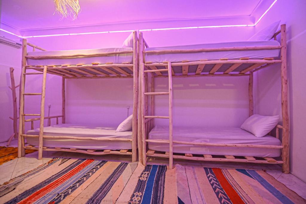 Postel nebo postele na pokoji v ubytování Oasis Medina Hostel