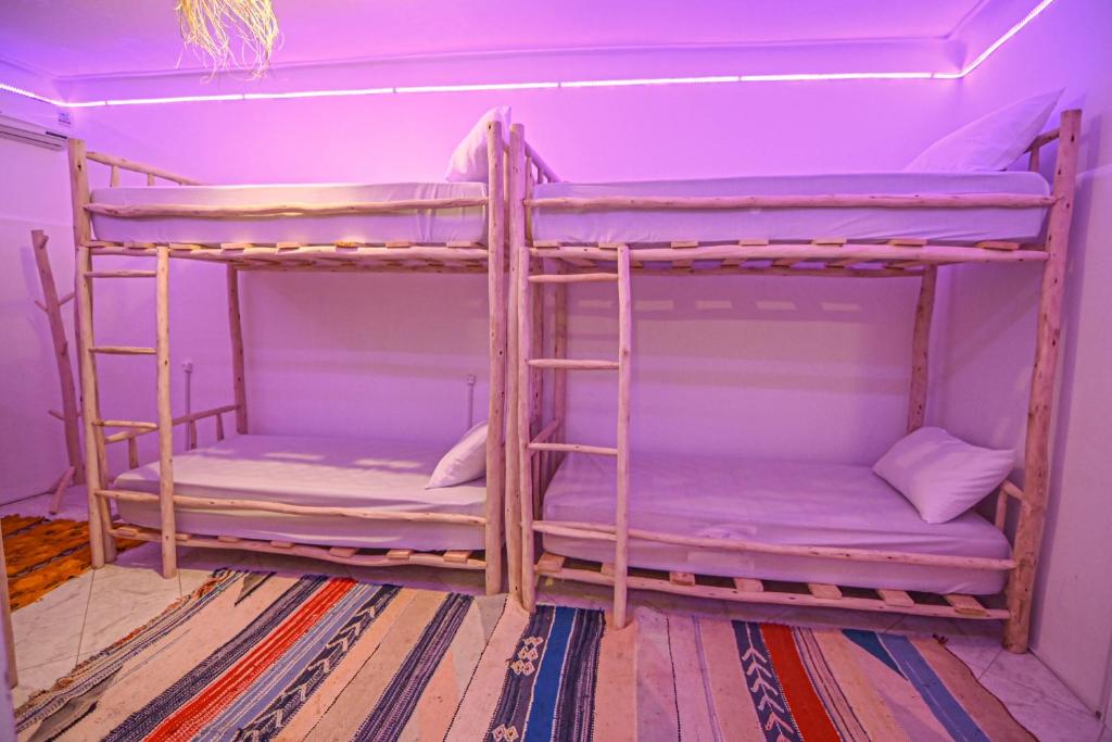 Postel nebo postele na pokoji v ubytování Oasis Medina Hostel