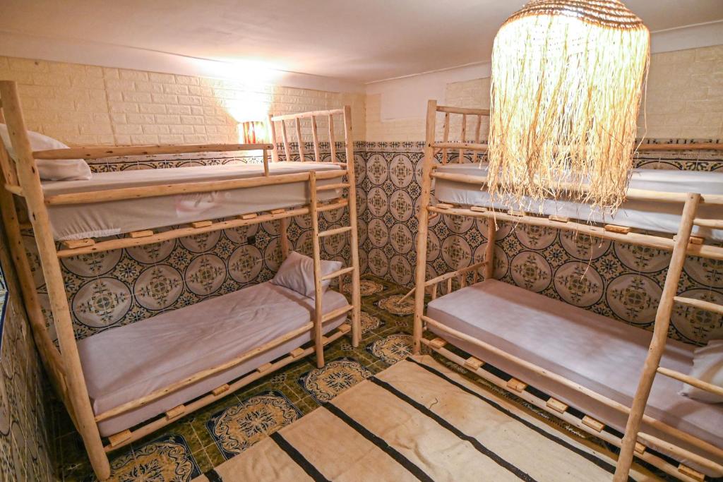 Postel nebo postele na pokoji v ubytování Oasis Medina Hostel