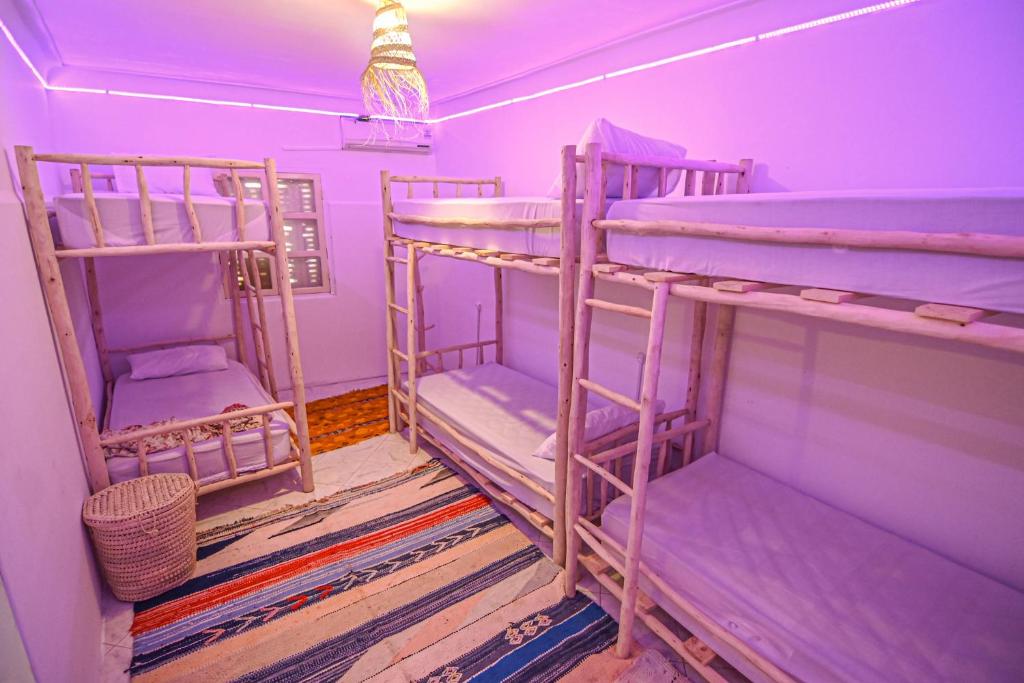 Postel nebo postele na pokoji v ubytování Oasis Medina Hostel
