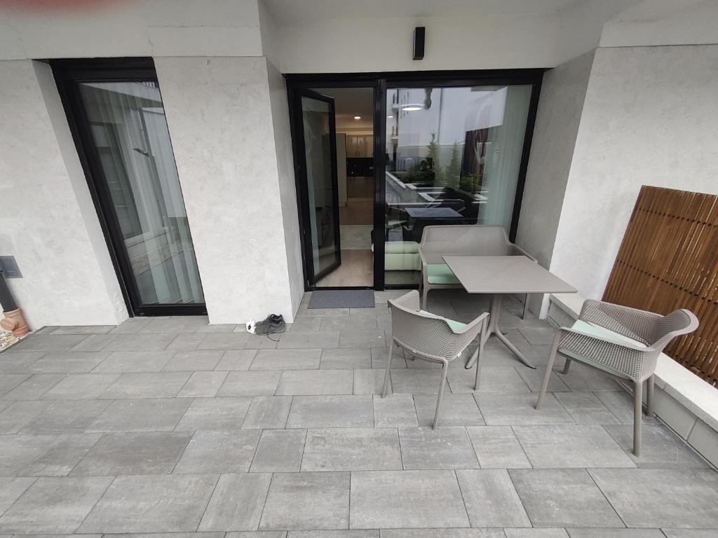 Posezení v ubytování Belvaros Resort Apartman & Spa