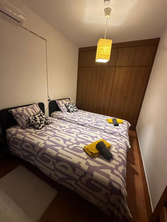 Postel nebo postele na pokoji v ubytování Casita del Barranco lunar