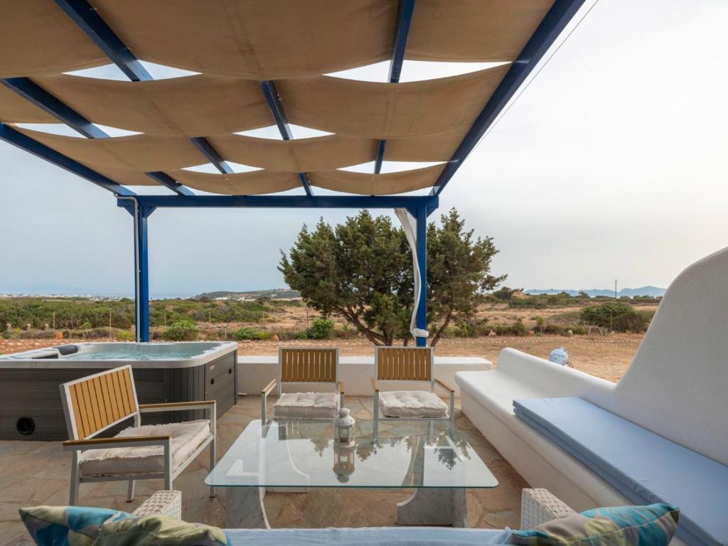 Posezení v ubytování Cycladic home in Paros
