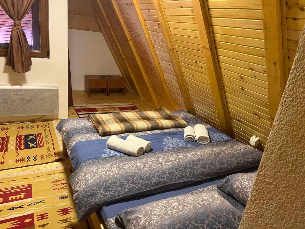 Postel nebo postele na pokoji v ubytování Apartmani "Matija"