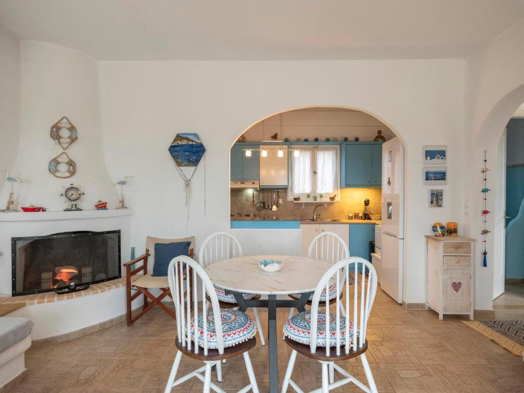 Posezení v ubytování Cycladic home in Paros