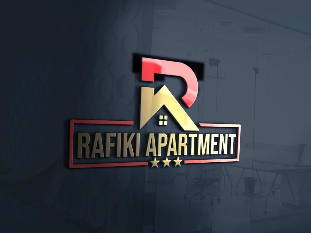 um logótipo para um apartamento de passas com uma letra k em Rafiki Apartment em Zanzibar City