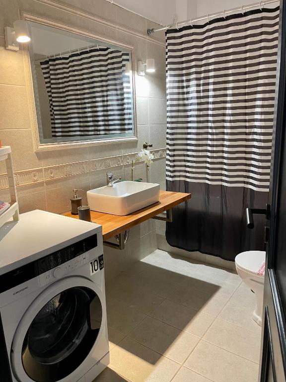 Koupelna v ubytování Casa Posidonia