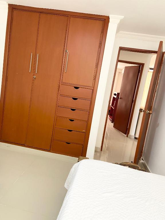 Postel nebo postele na pokoji v ubytování Riohacha VII amplio e iluminado apartamento en la mejor zona muy seguro