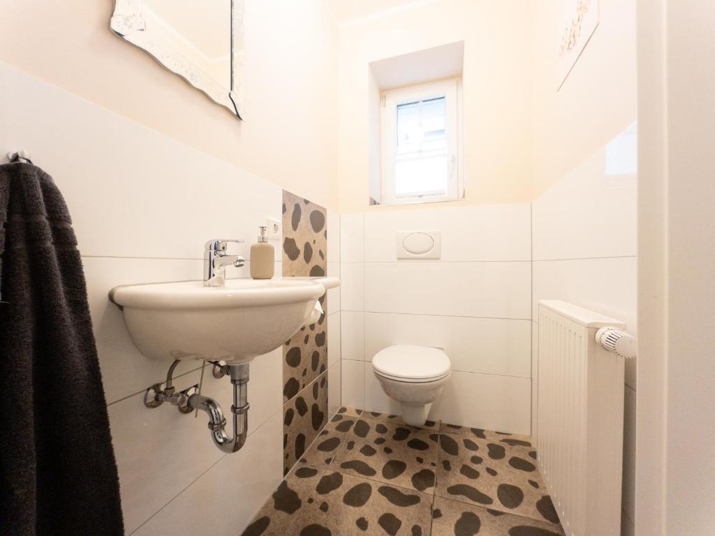 Ein Badezimmer in der Unterkunft Hof Köhne - Haus am Reitplatz 2er